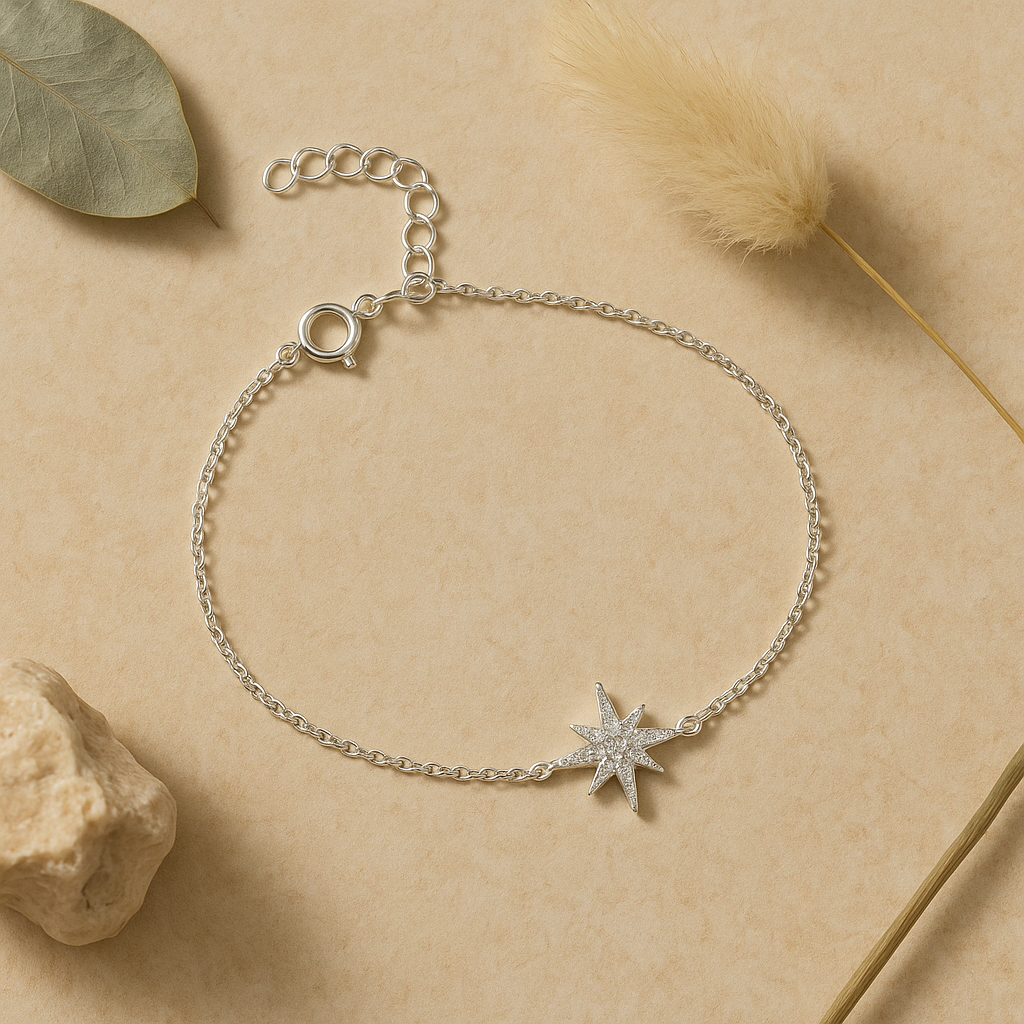 Étoile Fine Bracelet – Silver Finish